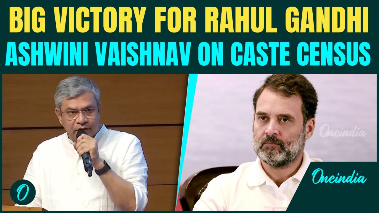Rahul Gandhi gains ground as Ashwini Vaishnaw acknowledges caste census demand in Parliament