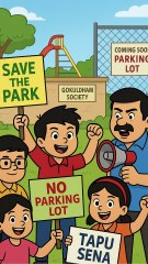 Tapu Sena’s Save-the-Park Mission!  tarak mehta ka oltah chashmah  ⁨@smilentales⁩