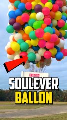 SOULEVER UN HOMME AVEC DES BALLONS D’HÉLIUM !
