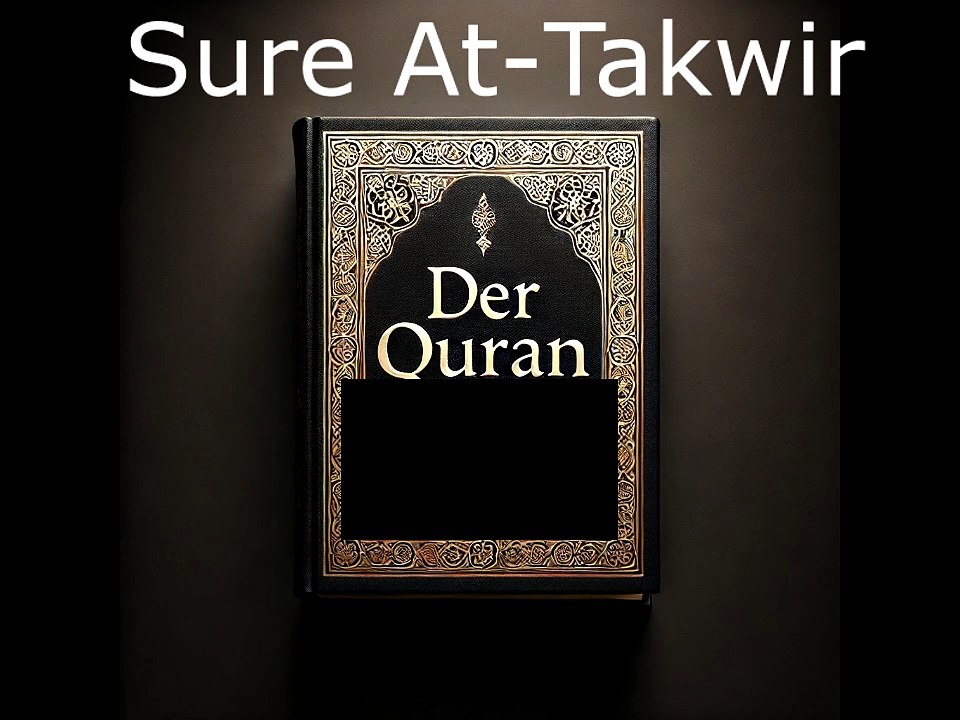 Der Quran auf Deutsch-Sure At Takwir (81)