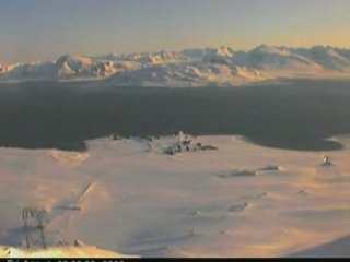 Pôle nord - soleil de minuit