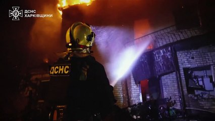 جرحى في قصف روسي على خاركيف في شرق أوكرانيا