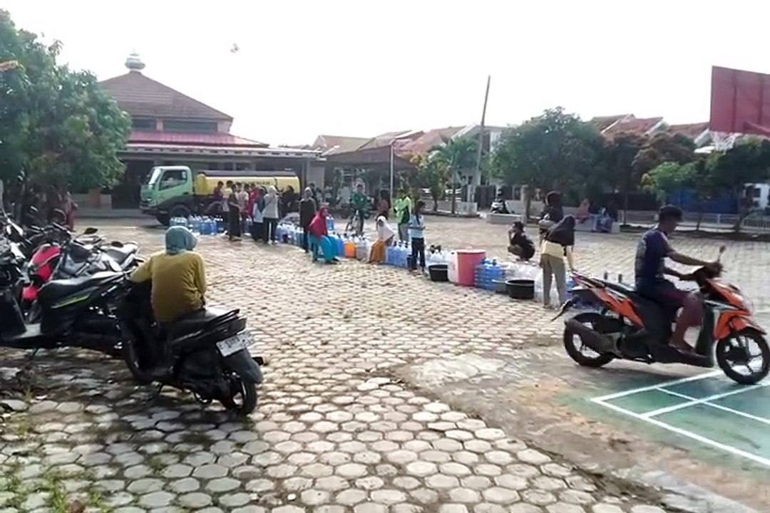 Penyaluran Air PDAM Tirta Darma Ayu sempat Terhenti