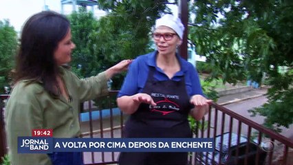 Adriana Araújo revisita região devastada pelas enchentes no RS