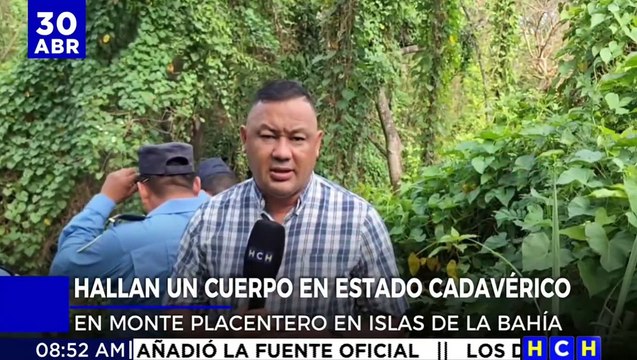 Hallan osamenta de una persona en una quebrada de Roatán