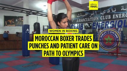 Moroccan boxer trades punches and patient care on path to Olympics