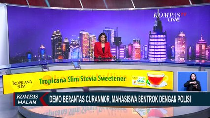 Ricuh! Mahasiswa dan Polisi Saling Dorong saat Demo Berantas Curanmor di Bangkalan