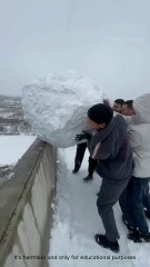 Big Ice Drop Shocks Everyone 🌊❄️ -- But the Rock Ruins It! 💔