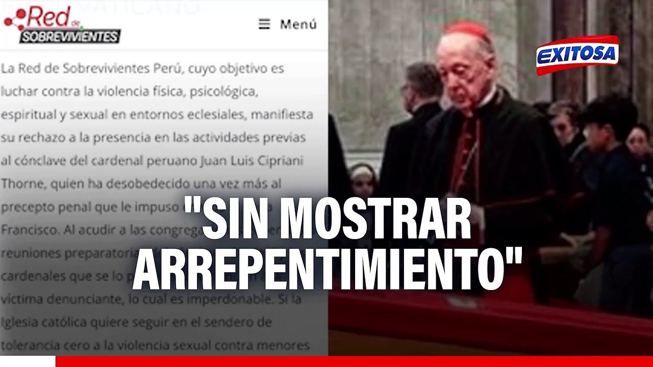 Sobrevivientes de abusos del Sodalicio rechazan presencia de Cipriani en funeral del Papa Francisco: "Sin mostrar arrepentimiento"