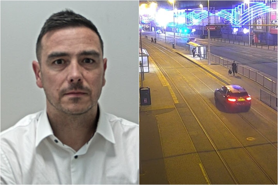 Drunk Jaguar driver mows down woman on Blackpool tram tracks after spending afternoon in pub