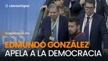 Edmundo González expresa su esperanza en el Congreso del PPE ante los 