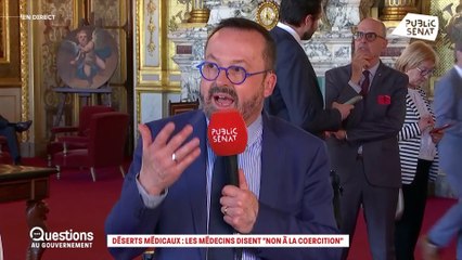 Yannick Neuder a rappelé la position du gouvernement sur les déserts médicaux
