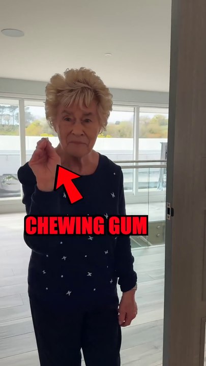 CHEWING GUM PRANK!! #shorts