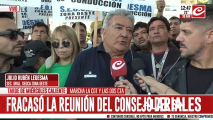 Julio Ledesma: "Ya no saben cómo pararnos"