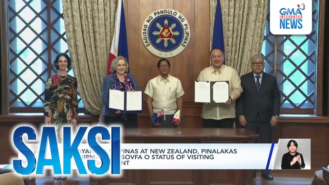 Ugnayang militar ng Pilipinas at New Zealand, pinalakas sa pinirmahang SOVFA o Status of Visiting Forces Agreement | Saksi