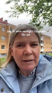 Magdalena Andersson - Det dödliga våldet måste få ett stopp (30.04.25)