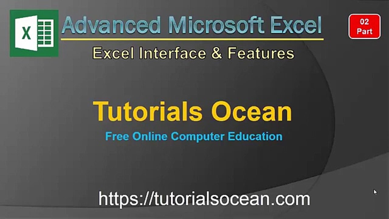 Part 02: Advanced Microsoft Excel Course - Excel 2016 Interface & New Features in Urdu/Hindi