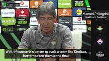 Pellegrini admits he was happy to avoid Chelsea in Conference League run