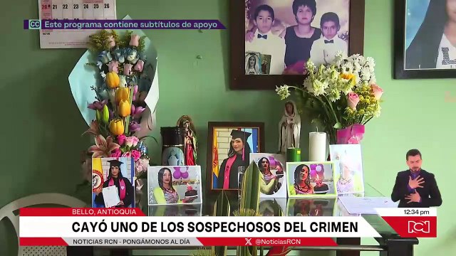 Capturan a uno de los presuntos homicidas de Sara Millerey González en Bello, Antioquia