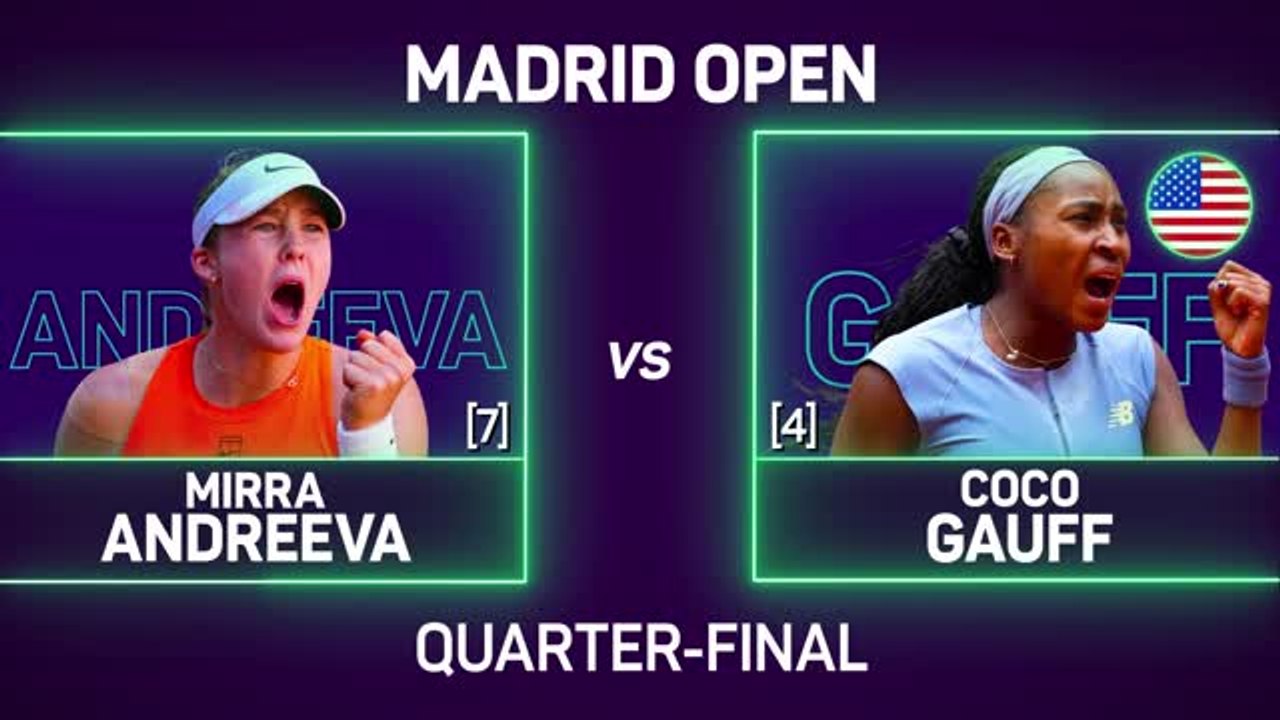 Gauff dispatches Andreeva to set up Swiatek semi-final