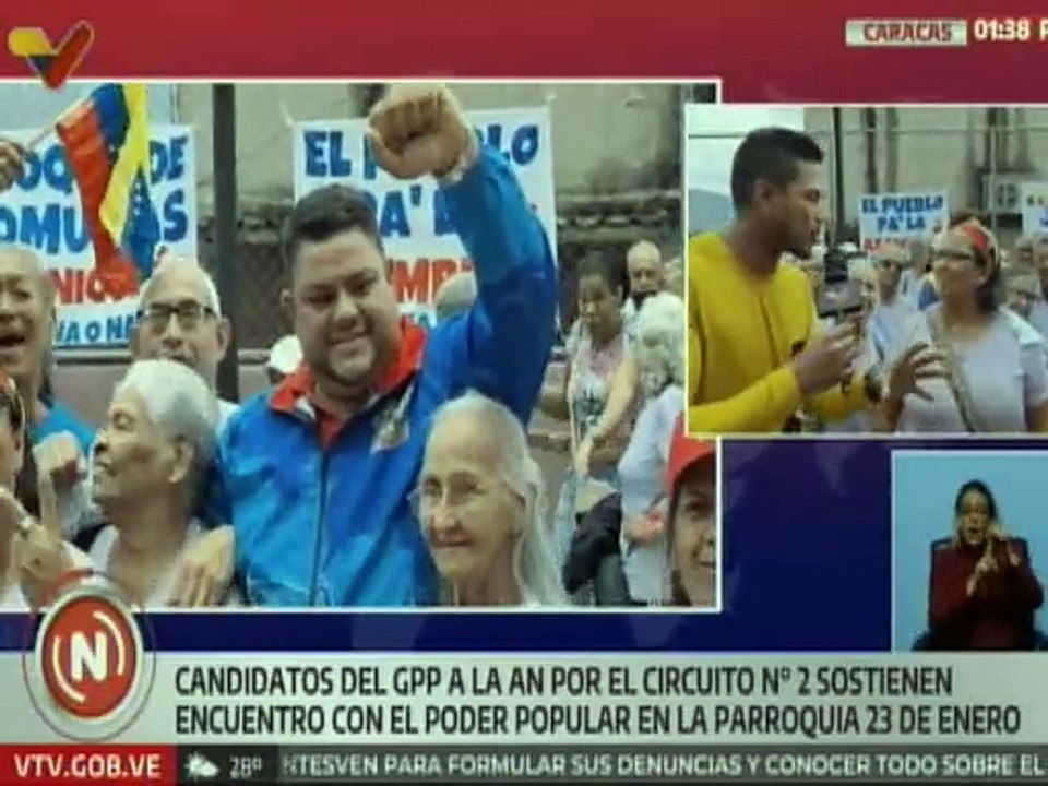 Caracas | Candidatos del GPP a la AN se reúnen con habitantes de la pqa. 23 de Enero