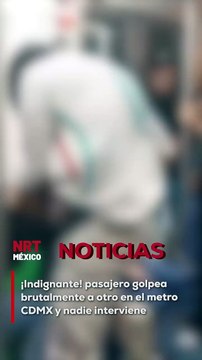 La violencia se apoderó de un vagón del Metro de la CDMX cuando un hombre atacó con furia a otro pasajero, propinándole una golpiza brutal. Lo más alarmante del incidente es que, a pesar de la gravedad de la agresión, nadie de los presentes se acercó para