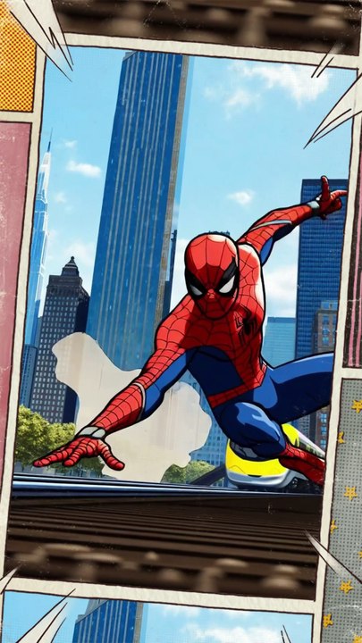 Heroic Spider-Man Stops Runaway Train