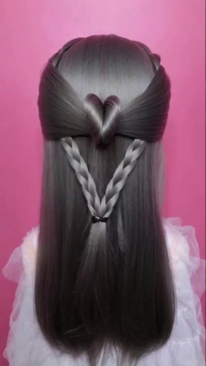 Beautiful hair style for Eid al-adha/hairstyle for girls