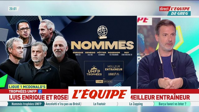 Les nommés pour le titre de meilleur entraîneur de Ligue 1 - Foot - Trophées UNFP