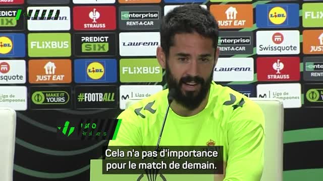 Real Betis - Isco ne regarde pas derrière