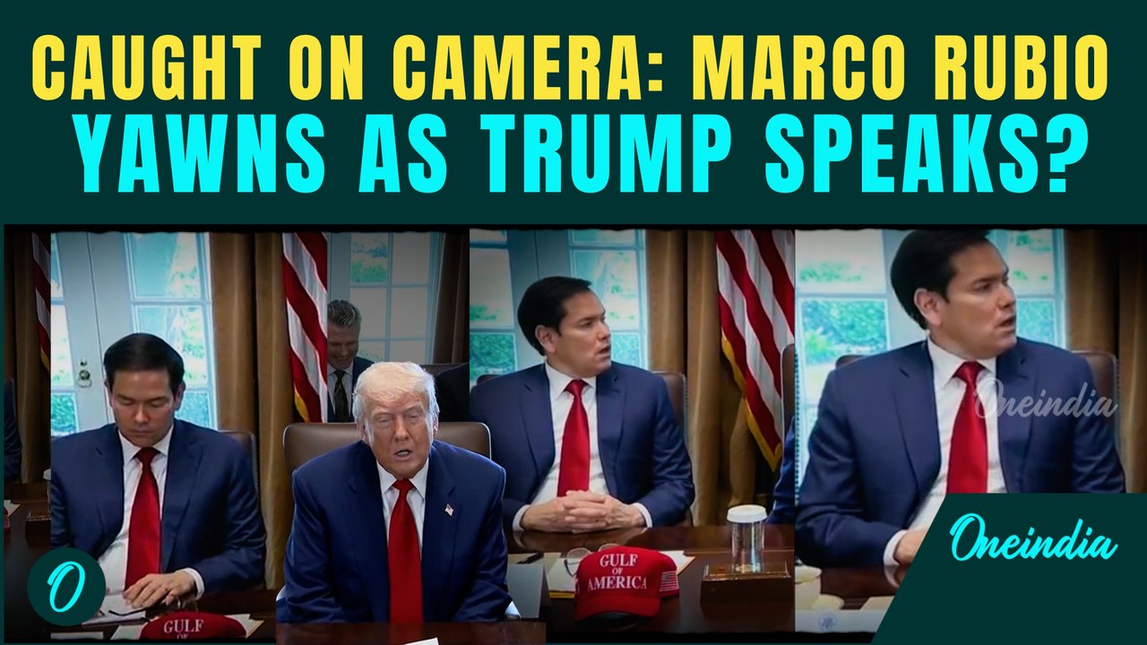 Trump Speaks, Rubio Yawns: Rubio Caught Uninterested Mid-Trump Speech? Trump’s Cabinet VIRAL Moment