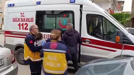 Bursa’da camdan düşen Ayşe, bakın nasıl kurtuldu