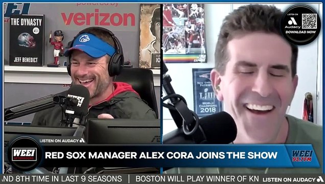 WEEI Afternoons: Alex Cora grades the Red Sox season a quarter of the way through