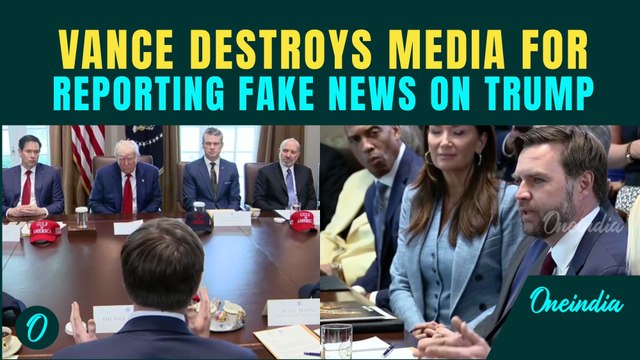 ‘Press Focused on Fake Bulls**t’:Trump’s VP JD Vance Loses Cool at Press During Trump’s Cabinet Meet
