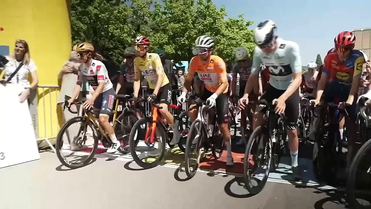 Cycling - Tour de Romandie 2025 - Stage 1 highl...