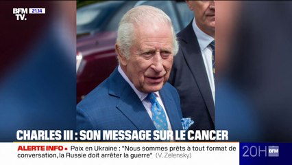 L'IMAGE DU 20H - "Effrayant": dans un message écrit, le roi Charles III évoque le diagnostic de son cancer