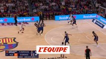 Les vingt points de Mike James contre Barcelone - Basket - Euroligue (H) - Monaco