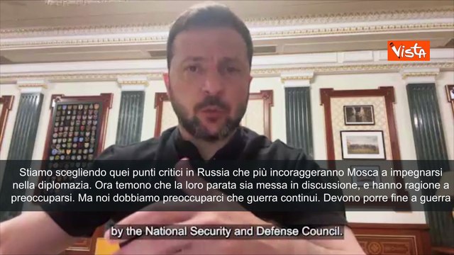 Zelensky: Le forze russe temono per la parata del 9 maggio, e hanno ragione a preoccuparsi