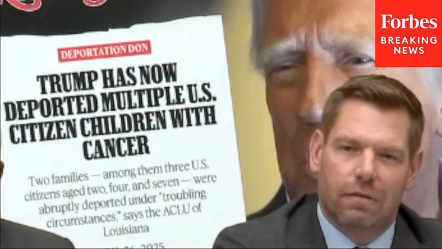 'It's Our Values That Are Under Assault': Eric Swalwell Slams Trump For 'Deporting Kids'