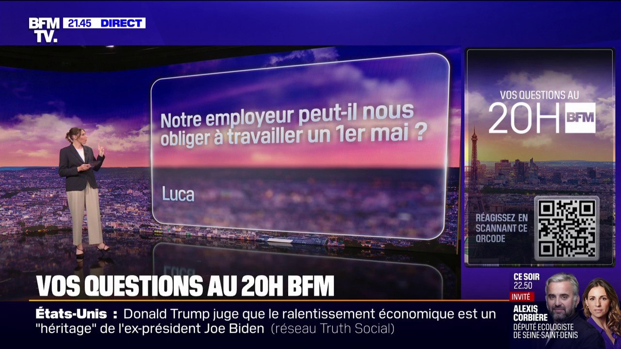 Notre employeur peut-il nous obliger à travailler une 1er mai? Vos questions au 20H BFM