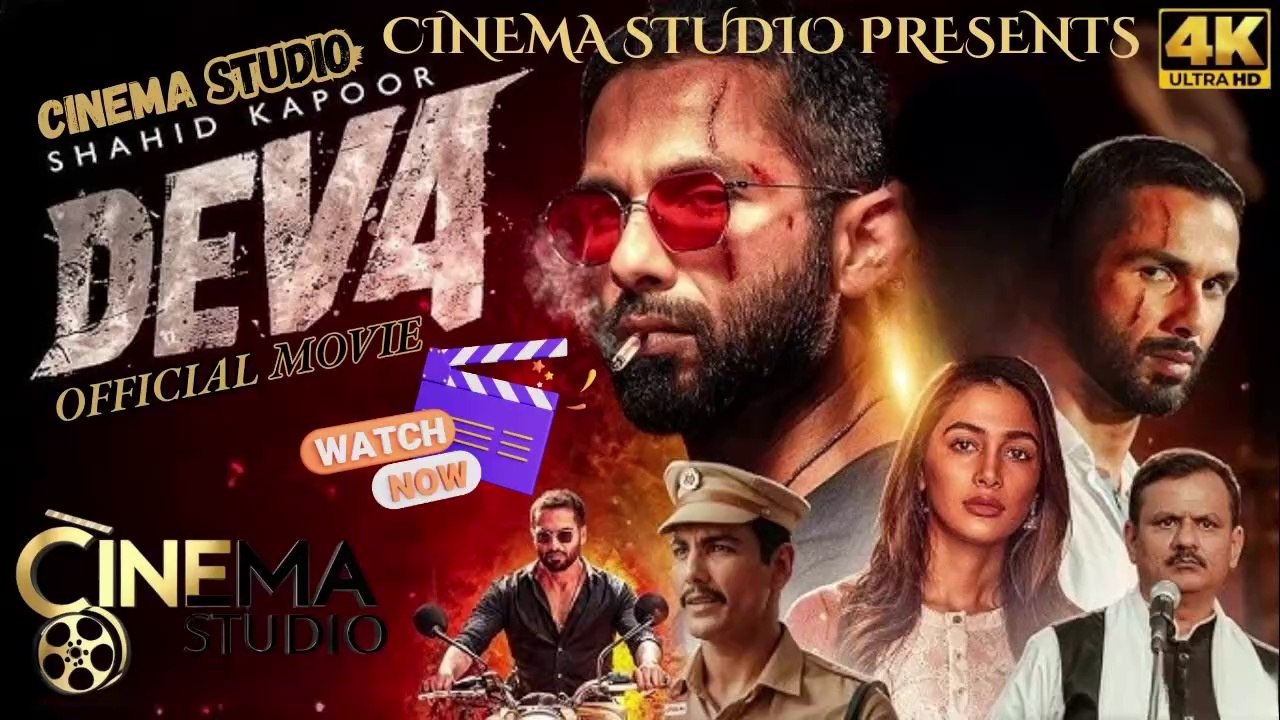 Deva (2025) | Full Movie | Shahid Kapoor | Pooja Hegde | Hindi Action Thriller | Urdu Dubbed | Watch Now on Cinema Studio! | #cinemastudio #Deva2025 #ShahidKapoor #PoojaHegde #ActionThriller #UrduDubbed #VigilanteJustice #2025Movies #Netflix #Primevideo