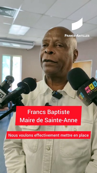 [Guadeloupe] Francs Baptiste dévoile les projets de la mairie de Sainte-Anne - Bois-Jolan