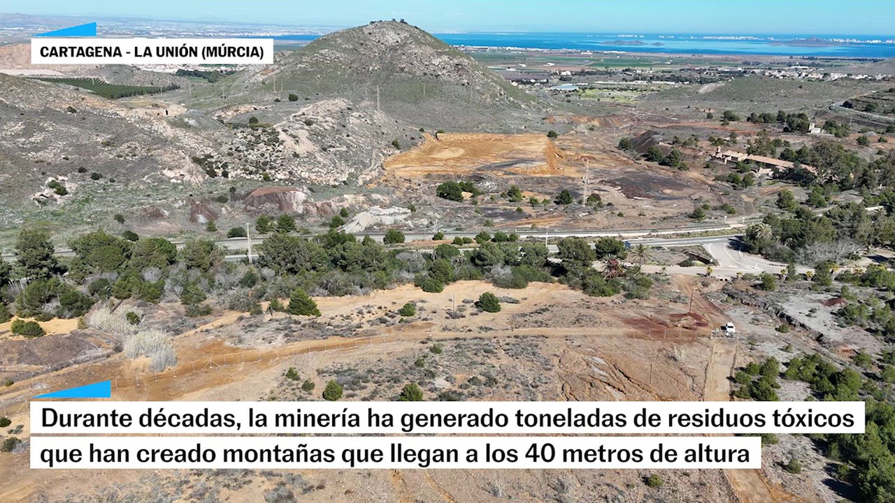 Así se ven los depósitos de residuos en Cartagena- La Unión, Múrcia