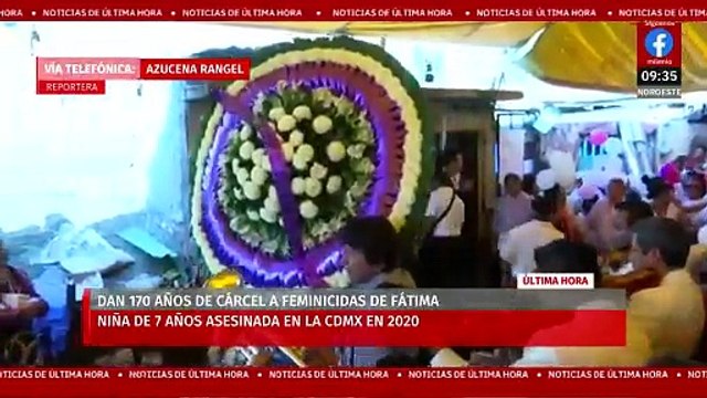 Dan 170 años de prisión a feminicidas de Fátima; niña de 7 años asesinada en 2020