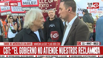 Pollo Sobrero: "Cuándo el movimiento obrero sale a la calle, no hay quien lo pueda parar"
