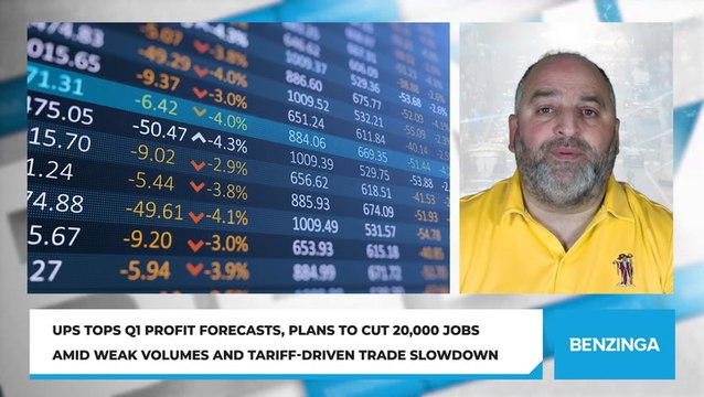 UPS Tops Q1 Profit Forecasts, Plans to Cut 20,000 Jobs Amid Weak Volumes and Tariff-Driven Trade Slowdown