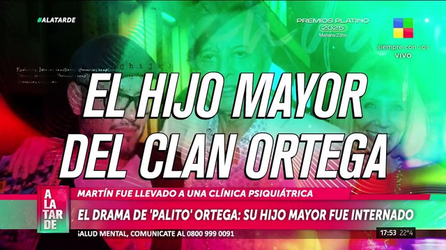 🔴 Internaron a Martín Ortega, el hijo mayor de Palito, en una clínica psiquiátrica
