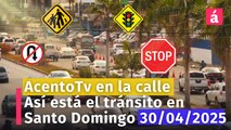 Así está el tránsito en la Av. 27 Febrero, dirección OESTE-ESTE