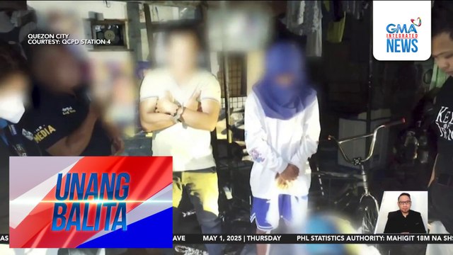 15-anyos na nagbebenta umano ng droga at lalaking parokyano niya, arestado; lalaki, aminadong bumibili ng droga | Unang Balita