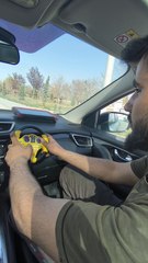 She is crazy, whatever she does is appropriate. 😂😂😂🚘🚘🚘